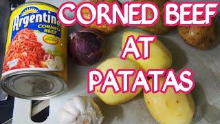 how to cook corned beef and potato for breakfast II GINISANG CANNED   CORNED BEEF WITH PATATAS