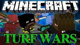 OLD FASHIONED SHOWDOWN Minecraft Turf Wars Minigame w/ xRPMx13 | JeromeASF