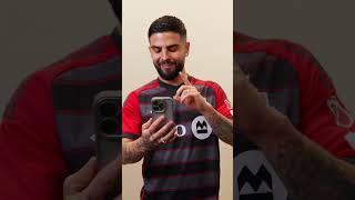 Insigne Facetimes Ciro Immobile #shorts #Lazio #italian #soccer