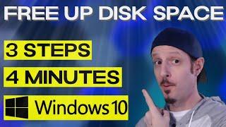 Full Hard Drive Fix - C Drive Full -  Windows 10 (2023)