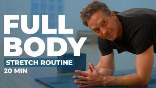 20 Min Full Body Stretch for Flexibility: Limber Up Hips, Spine, Inner Thighs!