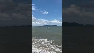 Windsurfing on Na Jomtien Beach Pattaya Thailand