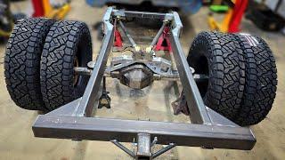 Heavy Duty 4 Link Suspension and Truck Frame Upgrade! Offroad Service truck episode 4.