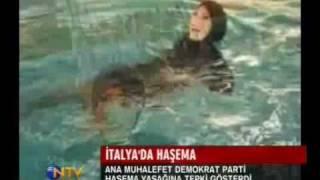 İtalya'da haşema giyen kadına 500 euro ceza ‎20.8.2009‎