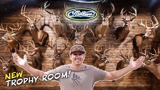 My Dream TROPHY ROOM!! Full Renovation (5,800” Of Antler!)