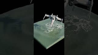Fluid Simulation and an X-Wing testing in Blender