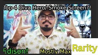 Yu-Gi-Oh! Diva Hero/Smoke Screen Edison  TOP 4 Place Mostly Max Rarity Deck Profile (Derick Garcia)