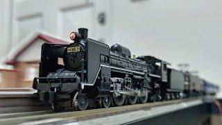 Railway model N scale compilation 60fps steam locomotive shinkansen kato tomix