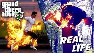 GTA 5 VS REAL LIFE 8 ! (fun, fail, stunt, ...)