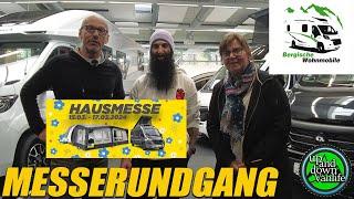 HAUSMESSE Bergische Wohnmobile - 15.03.bis 17.03.24 - MESSERUNDGANG - neue Campingstühle - Angebote