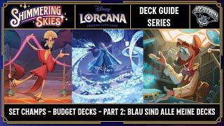 Part 2 - Starke & günstige blaue Decks für eine Top8 Set Championship | Disney Lorcana Deck Guide