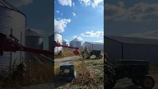 Parking a GRAIN AUGER in 43 Seconds | Tractors on the Farm | Farm Finance Doctor | Shorts