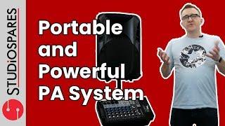 Portable and Powerful PA System - The Studiospares IPA500 Portable PA System