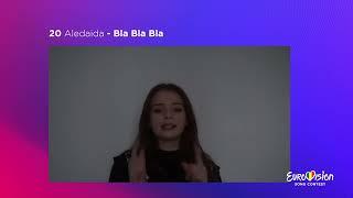 Aledaida - Bla Bla Bla (@Eurovision România 2023)