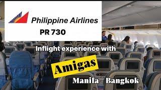 Philippine Airlines PR 730 Inflight Experience Manila - Bangkok 2024