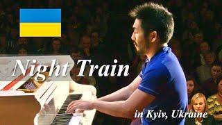 I played the music about【Ukrainian Night Train】in Ukraine