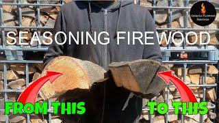 HOW TO SEASON FIREWOOD THE FASTEST WAYS POSSIBLE #SEASONINGFIREWOOD #DRYINGFIREWOOD