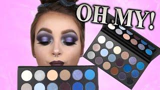 Was not expecting this.. MORPHE 18A BLUE YA AWAY PALETTE REVIEW AND TUTORIAL | Is it worth it?!