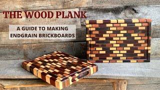 End Grain Brick Wall cutting board * * How to build your own Brickboard