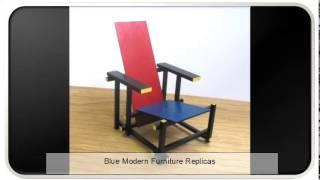 Blue Modern Furniture Replicas