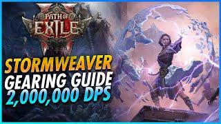 Spark Stormweaver Build Gearing Guide & Update For 2M DPS  - Best Build Path of Exile 2 Guide