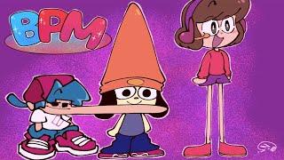 The B.P.M Crew FULL! (Friday Night Funkin’ X Scratchin’ Melodii X PaRappa The Rapper Comic Dub)