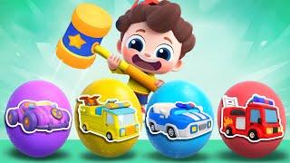 كسر بيض المفاجآت | اغاني اطفال | بيبي باص | BabyBus Arabic