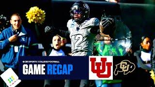 No. 17 Colorado ROLLS over Utah, keeps Big 12, CFP hopes alive | Game Recap