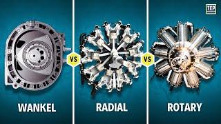 Wankel vs Radial vs Rotary | Its Parts, Working & Applications | Explained