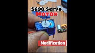 how to modify  SG90 servo 0° to 90° | सर्बो मोटर के रोटेशन को 0° to 90°आप ऐसे बदलें