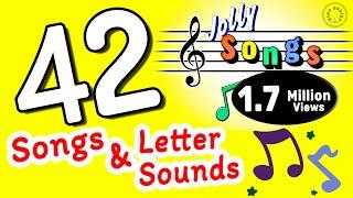 Phonics for Kids | Jolly Phonics Songs | Letter Sounds | 42 Letter Sounds | Learn through Songs