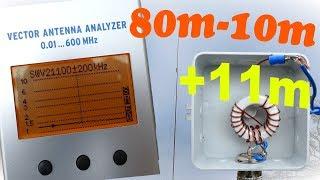 #02 PD7MAA end fed Antenne Analyzertest +Einstellung #Amateurfunk #CB Funk