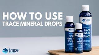 How To Take Trace Mineral Drops