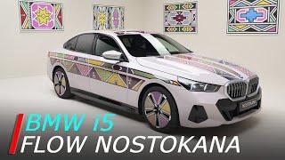 The Color-Changing Art Car: BMW i5 FLow Nostokana