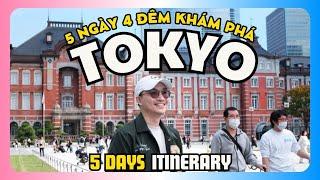 Du Lịch Nhật Bản l Tất tần tật 5 ngày ở Tokyo: Đi đâu, Ăn gì, Ở đâu | 5 DAYS ITINERARY IN TOKYO