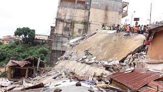 Talk To The Camera - 7 Storey Building Collapsed In Freetown East Shell New Road - Sierra Leone