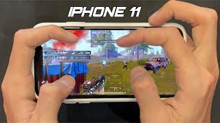 IPHONE 11 HANDCAM IN 2025 /Smooth+Extreme PUBG Gaming Test/ NEW IOS 18.2 Livik Gameplay!