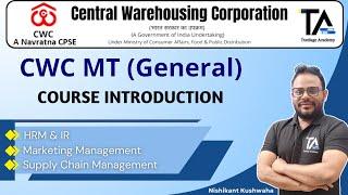 CWC MT General Course Introduction||CWC Exam 2025 MT General Online Course||