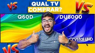 EITA! Qual a Melhor Smart TV da SAMSUNG? Q60D vs DU8000! Comparativo completo