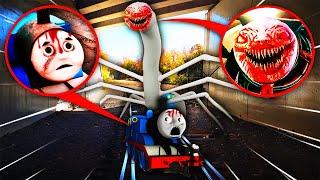 DRONE CATCHES THOMAS THE TRAIN AND CHOO CHOO CHARLES IN REAL LIFE!! (ON CAMERA)