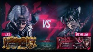 Tekken 8 Online Ranked Lee (Battle Ruler) vs Devil Jin (Raijin)