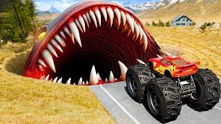 Testing CARS vs HUGE MONSTER POTHOLES in GTA 5!