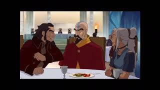 Bumi and Kya bulling Tenzin