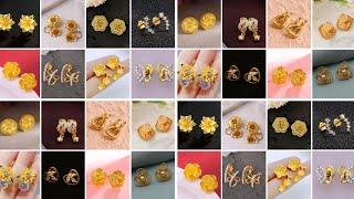 Latest Gold Fancy Earrings Design for Women||Gold stud earrings designs ||Daily wear earrings design