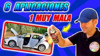 Utiliza SPRAY DE SILICONA para  ( TODAS LAS PARTES DE TU COCHE )