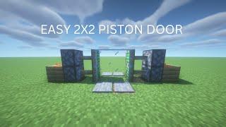 MINECRAFT 1.20+ 2x2 PISTON DOOR JAVA/BEDROCK