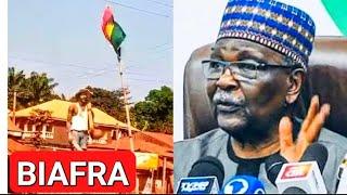 BIAFRA: SEE WHAT GOWON ANNOUNCED AS BIAFRAN FLAGS ARE MOUNTED IN BIAFRA LAND. SIMON EKPA VINDICATED