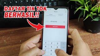 Cara mengatasi tidak bisa daftar akun tiktok