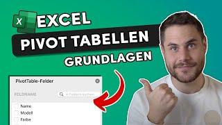 Excel Pivot-Tabellen ERSTELLEN  Grundlagen einfach erklärt