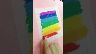 #shorts How to Paint a Girl with Oil Pastel Colors | Easy Oil Pastel Drawing for Beginners #drawing